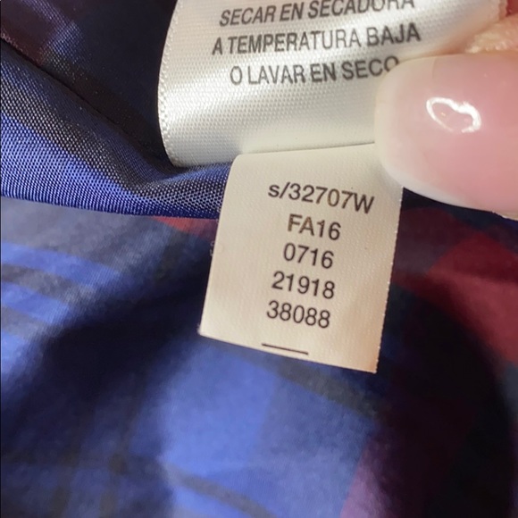 Charter Club trench coat with toggles maroon - Picture 10 of 11